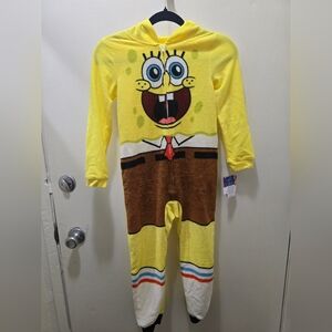 Nickelodeon Yellow and Brown SpongeBob Bodysuit